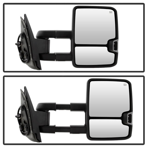 xTune Chevy Silverado 07-13 Heated Amber LED Signal Mirrors Chrome MIR-CSIL07S-G3C-PWH-AM-SET - 9936760