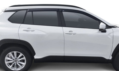 AVS 22-23 Toyota Corolla Cross Outside Mount Ventvisor Defector 4pc - Smoke - 94168