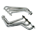 BBK 10-15 Camaro LS3 L99 Long Tube Exhaust Headers With Converters - 1-3/4 Chrome - 4021