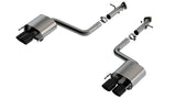 Borla 15-24 Lexus RC F Axle-Back Exhaust System S-Type - Black Chrome - 11981BC