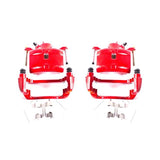 Power Stop 02-04 Honda CR-V Front Red Calipers w/Brackets - Pair - S2662