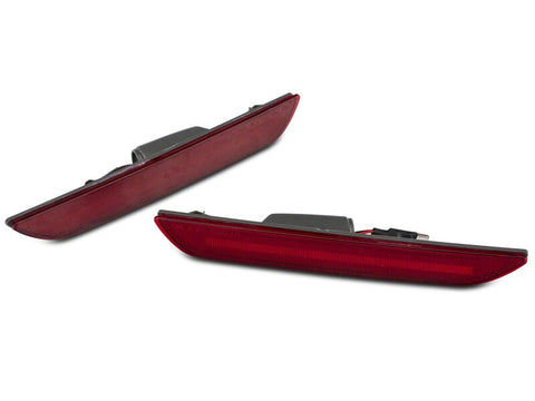 Raxiom 15-23 Ford Mustang Axial Series LED Side Marker Lights- Rear- Red - 390341