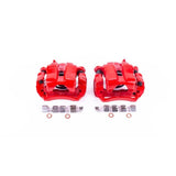 Power Stop 96-98 Suzuki Sidekick Front Red Calipers w/Brackets - Pair - S1910