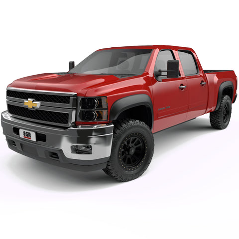 EGR 07-13 Chev Silverado 6-8ft Bed Rugged Look Fender Flares - Set (751504) - 751504