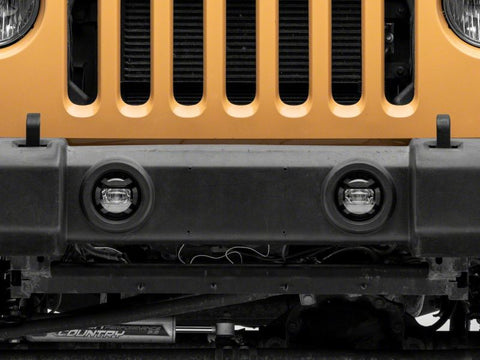 Raxiom 07-18 Jeep Wrangler JK Axial Series 4-In LED Fog Lights- Clear - J167046