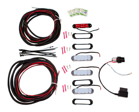 Lund 2014-2019 Chevrolet Silverado 1500 NightFX Guide Lights - Black - 54303