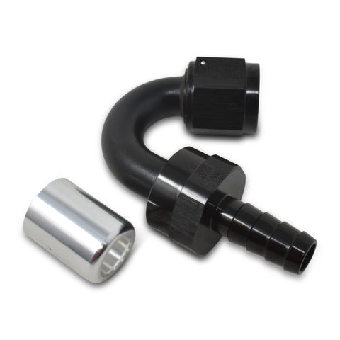 Russell Performance -6 AN Proclassic Crimp 150 Degree End (O.D. 0.600) - 610503