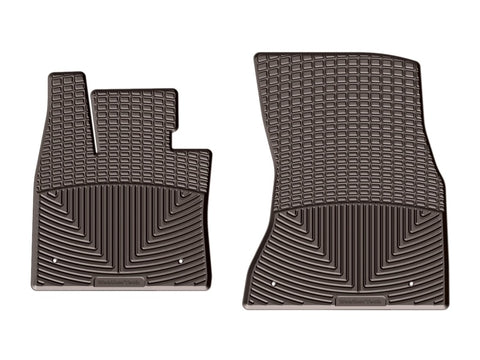 WeatherTech 2014-2015 BMW X5 Front Rubber Mats - Cocoa - W325CO