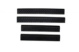 AVS 04-08 Ford F-150 Supercrew Stepshields Door Sills 4pc - Black - 91114