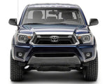 Raxiom 12-15 Toyota Tacoma Axial Projector Headlights w/ SEQL LED Bar- Blk Housing (Clear Lens) - TT21850