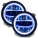 Oracle Jeep Wrangler JL/Gladiator JT RGB+W Headlight DRL Kit - ColorSHIFT w/o Controller - 1346-334