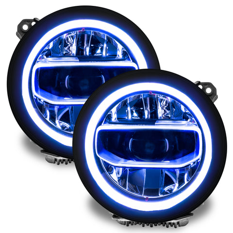 Oracle Jeep Wrangler JL/Gladiator JT RGB+W Headlight DRL Kit - ColorSHIFT w/o Controller - 1346-334