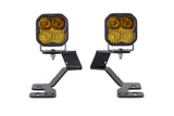 Diode Dynamics 2021 Ford Bronco SS3 LED Ditch Light Kit - Sport Yellow Pro Combo - DD7141