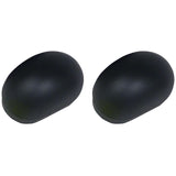 Westin Platinum 4 Oval 4 in Tube Step End Cap Kit - Black - 22-5003