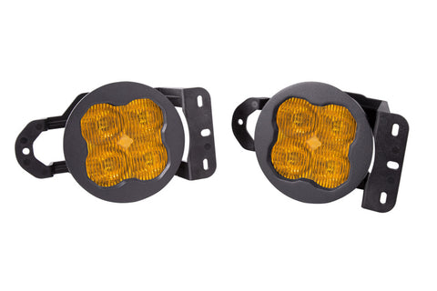 Diode Dynamics SS3 LED Pod Max Type MS Kit - Yellow SAE Fog - DD6707