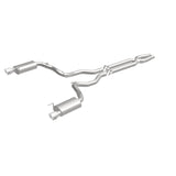 MagnaFlow Cat Back, SS, 3in, Street, Dual Split Polished 4.5in Tips 2015 Ford Mustang GT V8 5.0L - 19100