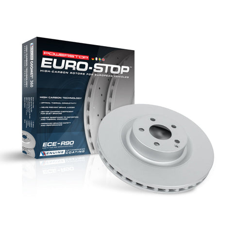 Power Stop 14-17 Ford C-Max Front Evolution High Carbon Geomet Coated Rotor - EBR896EVC