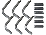 Lund 10-12 Chevy Colorado Ext. Cab EZ Running Board Mounting Bracket Kit - Brite - 300042