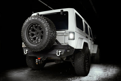 Oracle 07-17 Jeep Wrangler JK Flush Mount LED Tail Lights - Tinted - 5891-504-T