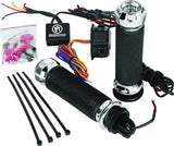 Performance Machine FLHX TBW Apex Heated Grips - Chrome - 0063-2093-CH