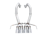 AWE Tuning 14-19 Chevy Corvette C7 Z06/ZR1 (w/AFM) Track Edition Axle-Back Exhaust w/Chrome Tips - 3020-42073