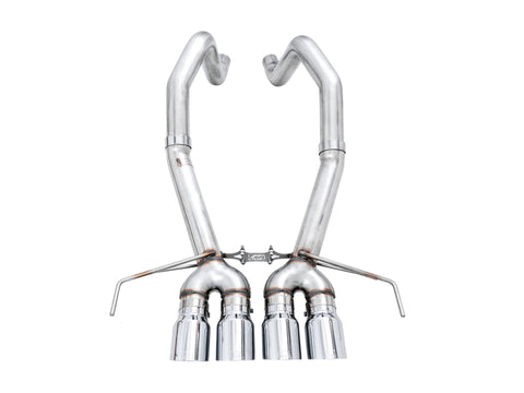 AWE Tuning 14-19 Chevy Corvette C7 Z06/ZR1 (w/AFM) Track Edition Axle-Back Exhaust w/Chrome Tips - 3020-42073