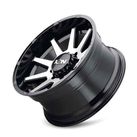 ION Type 143 20x9 / 5x139.7 BP / 0mm Offset / 108mm Hub Black/Machined Wheel - 143-2985BM