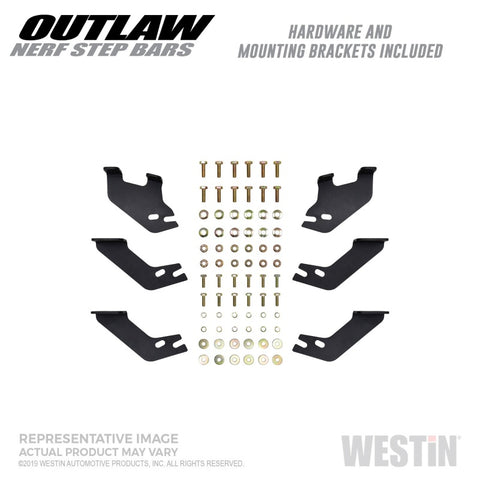 Westin 05-19 Toyota Tacoma Double Cab Outlaw Nerf Step Bars - 58-52775