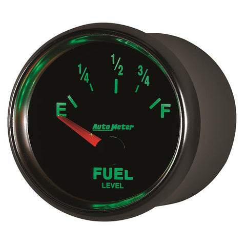Autometer GS 52mm 0-90 ohms Short Sweep Electronic Fuel Level GM Gauge - 3813