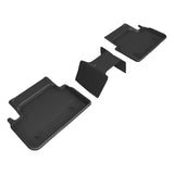 3D MAXpider 24-26 BMW 5 Series Kagu 2nd Row Floormat - Black - L1BM15321509