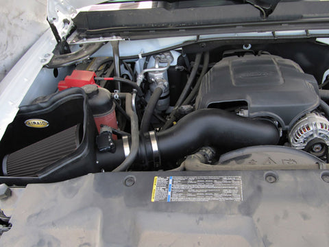 Airaid 09-10 GM Trucks 6.0L w/ Mech Fans MXP Intake System w/ Tube (Dry / Black Media) - 202-271