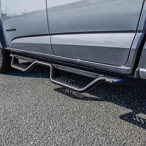 Westin 15-22 Chevrolet Colorado / GMC Canyon Crew Cab Outlaw Nerf Step Bars - Textured Black - 20-14015