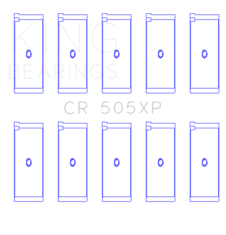 King Audi 2.1L/2.2L 10V/20V 5cyl Turbo (Size STDX) Performance Rod Bearing Set - CR505XPSTDX