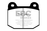 EBC 03-04 Infiniti G35 3.5 (Manual) (Brembo) Yellowstuff Rear Brake Pads - DP41537R