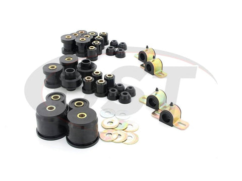 Prothane 99-09 Honda S2000 Total Kit - Black - 8-2022-BL