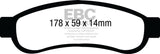 EBC 08-10 Ford F250 (inc Super Duty) 5.4 (2WD) Extra Duty Rear Brake Pads - ED91893