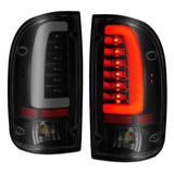 ANZO 1995-2000 Toyota Tacoma LED Taillights Black Housing Smoke Lens (Pair) - 311354