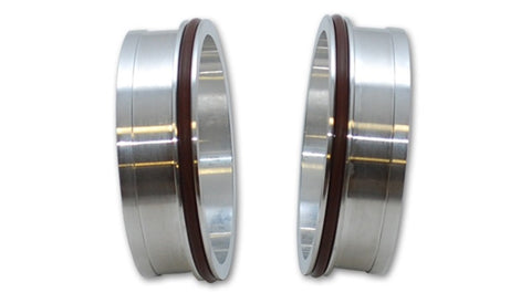 Vibrant Vanjen Aluminum Weld Fittings for 2.5in OD Tubing (for use with part #12565) - Sold In Pairs - 12545
