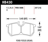 Hawk HPS Street Brake Pads - HB430F.547