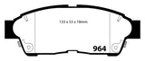 EBC 92-01 Toyota Camry 2.2 Redstuff Front Brake Pads - DP3964C