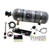 Nitrous Express 05-10 Ford Mustang 4.6L 3 Valve Nitrous Plate Kit (50-150HP) w/12lb Bottle - 20947-12