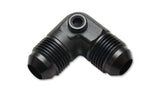 Vibrant -6AN to -6AN Male 90 Degree Union Adapter Fitting with 1/8in NPT Port - 16536