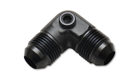 Vibrant -6AN to -6AN Male 90 Degree Union Adapter Fitting with 1/8in NPT Port - 16536