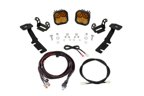 Diode Dynamics 19-25 Toyota RAV4 SS3 LED Ditch Light Kit - Sport Yellow Combo - DD8810