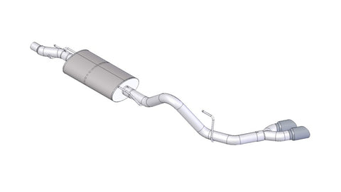 Corsa 11-13 Ford F-150 EcoBoost 3.5L V6 Black Sport Cat-Back Exhaust - 14392BLK