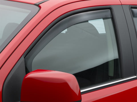 WeatherTech 2015+ Chevy Colorado/GMC Canyon Front Side Window Deflectors - Dark Smoke - 80766