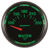 Autometer GS 52mm 100-250 Deg F Short Sweep Electronic Water Temperature Gauge - 3837