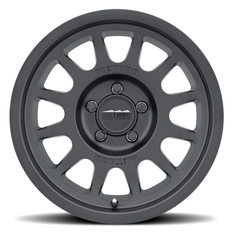 Method MR703 17x8.5 0mm Offset 5x150 110.5mm CB Matte Black Wheel - MR70378558500