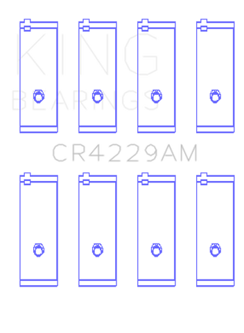 King Toyota 1E/2E (1.3L) (Size STD) Performance Rod Bearing Set - CR4229AM