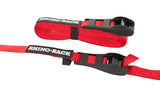 Rhino-Rack Rapid Tie Down Straps w/Buckle Protector - 4.5m/15ft - Pair - Red - RTD45P